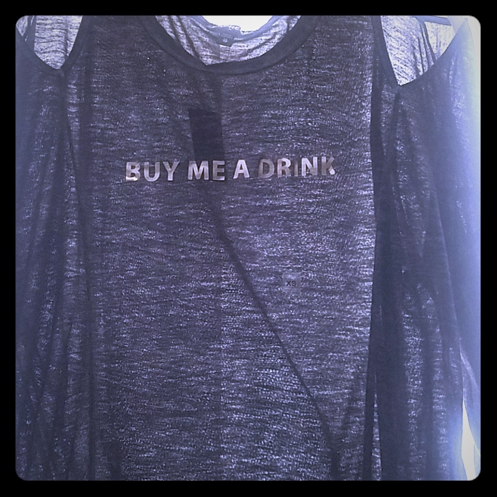 Express cold shoulder tee